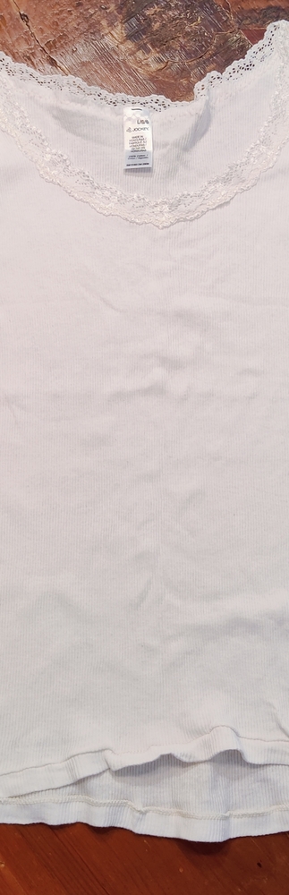 Jockey Lacey white tee
